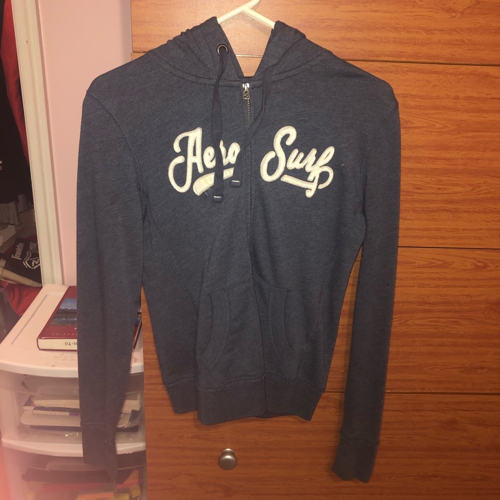 navy aero postale zipup